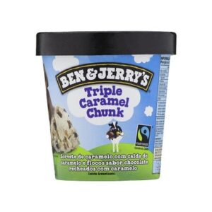 SORVETE BJ TRIPLE CARAMEL CHUNK 458ML