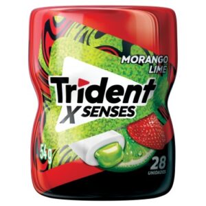 CHICLE TRIDENT MORANGO LIME ZA PT 54GR