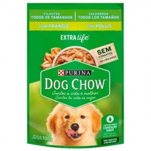 RACAO DOG CHOW FILHOTE FGO SHT 100GR
