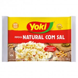 PIPOCA MICRO YOKI NATURAL C SAL 100GR
