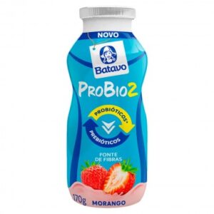 IOGURTE BATAVO PROBIO2 MORANGO 170GR