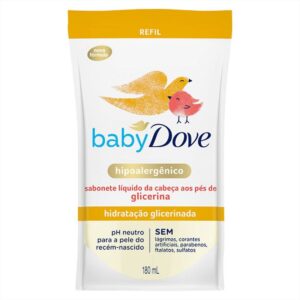 SABONETE LIQ DOVE BABY HIDR GLIC RF 180M