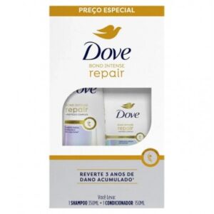 CONJ DOVE SH COND BOND REP PEP500ML