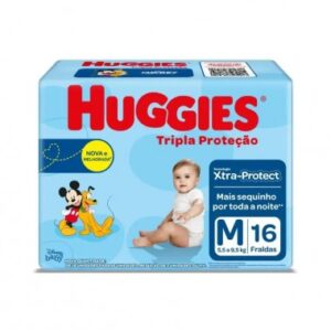 FRALDA HUGGIES TRIPLA P JUMBINHO M 16UN