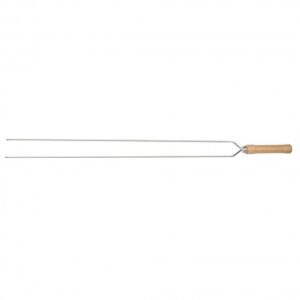 ESPETO MOR DUPLO CABO MADEIRA 95CM