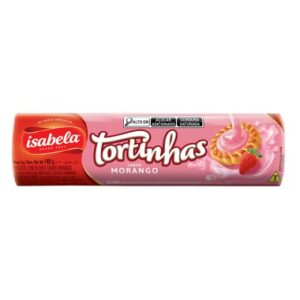 BISCOITO ISABELA TORTINHAS MORANGO 140GR