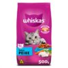 RACAO WHISKAS FILHOTES CARNE/LEITE 500GR