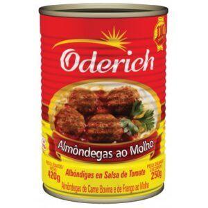 ALMONDEGA ODERICH AO MOLHO 420GR
