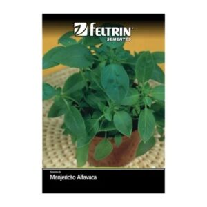 SEMENTE FELTRIN MANJERICAO ALFAV VERD