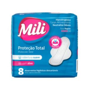 ABSORVENTE MILI ALOE VERA SUAVE C ABAS 8