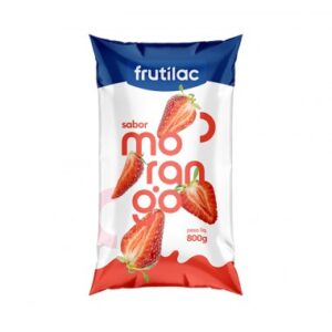 BEBIDA LACTEA FRUTILAC MORANGO SC 800GR