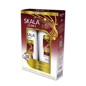 CONJ SKALA SH COND 12 EM 1 525ML