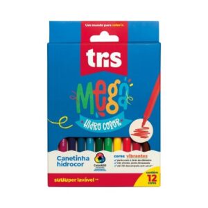 CANETINHA TRIS MEGA C12 CORES