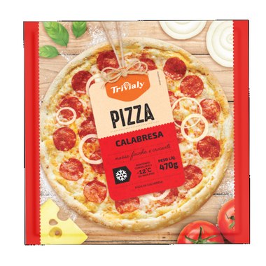 PIZZA TRIVIALY CALABRESA 470GR