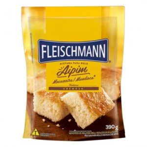 MISTURA BOLO FLEISCHMANN AIPIM 390GR