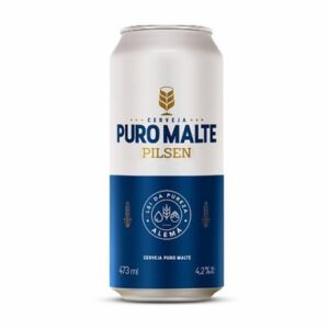 CERVEJA PURO MALTE PILSEN LATAO 473ML